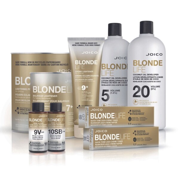 Blonde Life - barvící systém pro blond - group