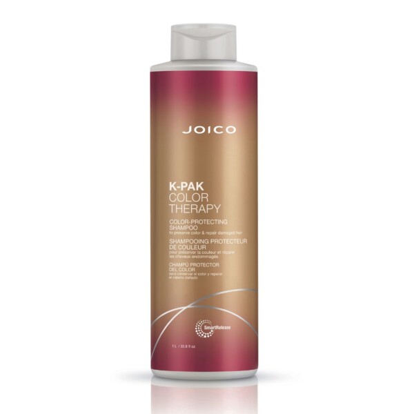 K-Pak Color Therapy Shampoo 1000 ml - rekonstrukční šampon pro poškozené barvené vlasy